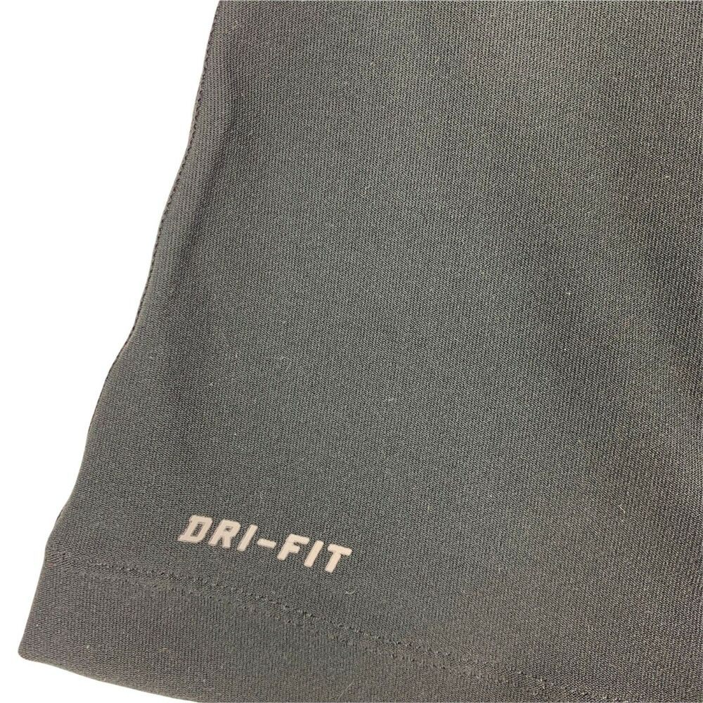 Nike Dri-Fit Small Black Racerback Fitted Athletic Bra Built In Running Aerobics - Picture 4 of 4